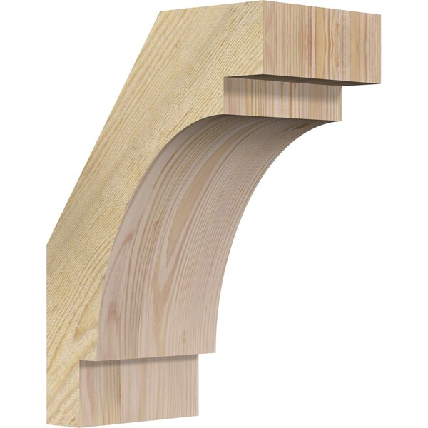 Ekena Millwork 6"W x 10"D x 14"H Merced Rough Sawn Knee Brace, Douglas Fir BRC06X10X14MRC00RDF - main